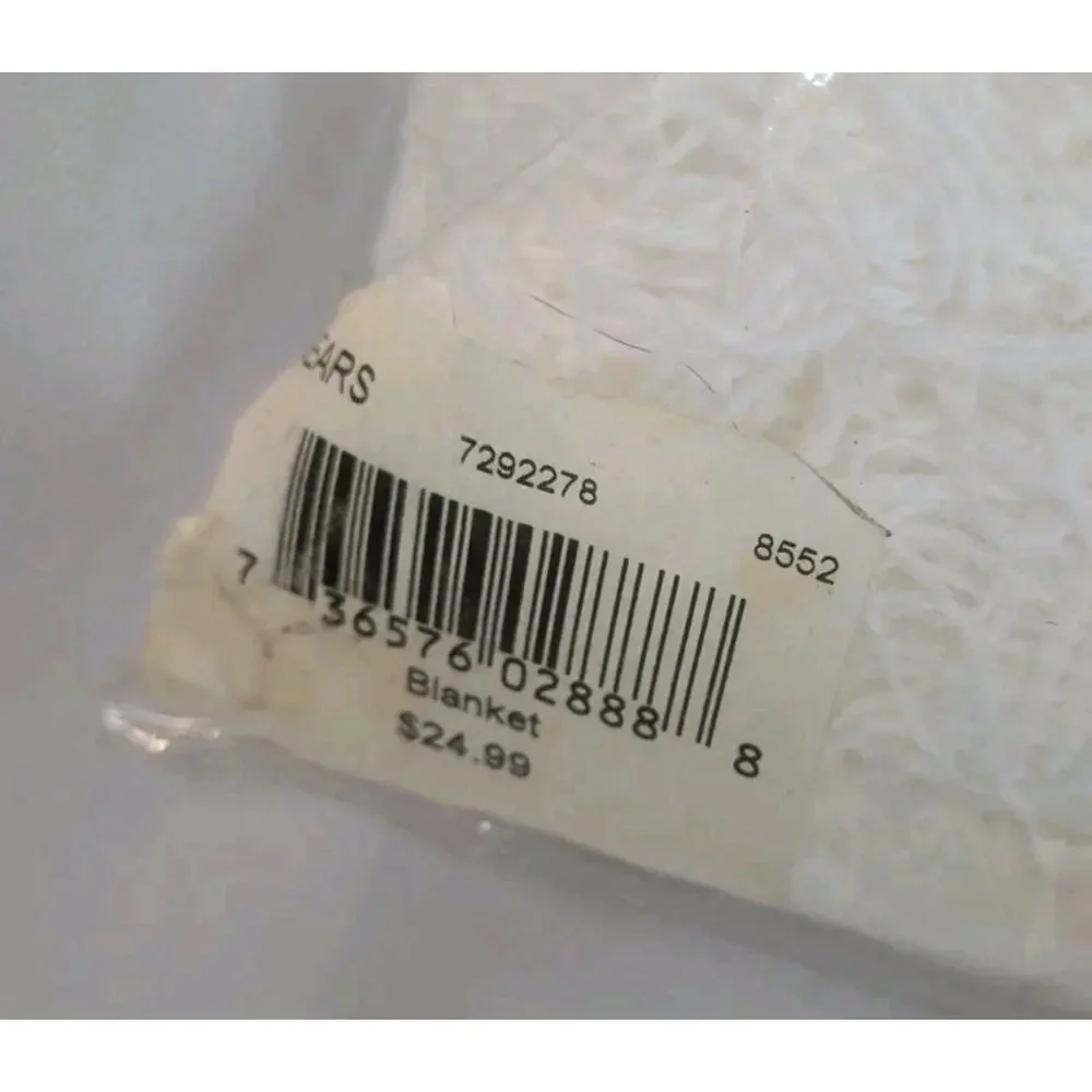 NWT Vintage White Keepsake Infant Shawl Christening Blanket